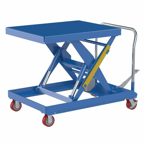 Vestil Hydraulic Elev Cart, 32x40", 2000 ft. Pump CART-2000-3240-FP